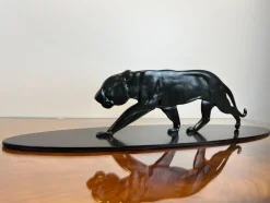 Online Pamono Art Deco Panther Sculpture, 1930s, Bronze