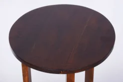 Pamono Art Deco Pedestal in Oak, 1920s><noscript><img width=
