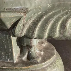 Pamono Art Deco Pelican Planter in Bouffioulx Stoneware by Roger Guerin, 1925><noscript><img width=