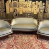 Pamono Art Deco Period Sofa and Armchairs, Set of 3> Living Room Sets