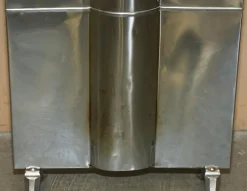 Pamono Art Deco Polished Chrome Fire Guard Screen with Bear on Top, 1920s><noscript><img width=