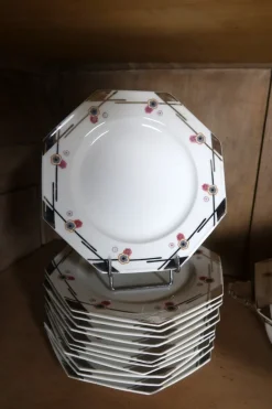 Online Pamono Art Deco Porcelain Dinner Service, 1930s, Set of 113