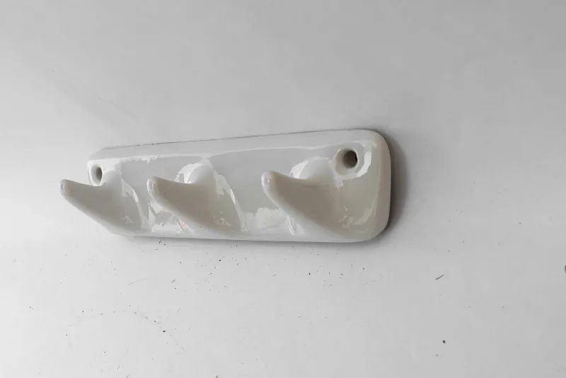Pamono Art Deco Porcelain Kitchen Wall Hooks, 1930s> Racks, Hooks & Valets