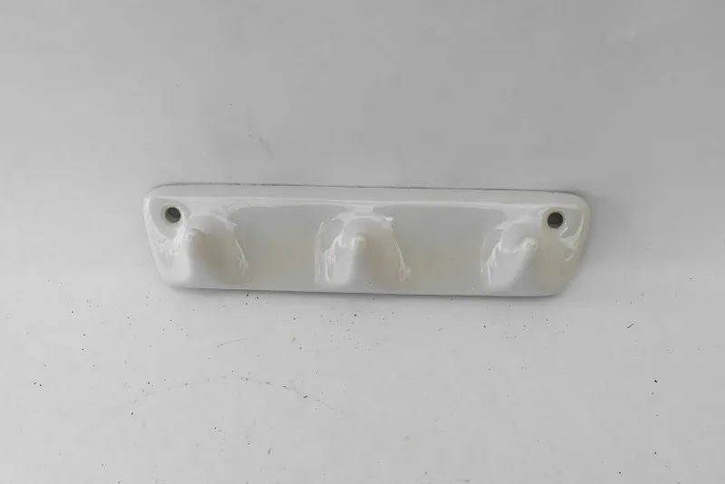 Pamono Art Deco Porcelain Kitchen Wall Hooks, 1930s> Racks, Hooks & Valets