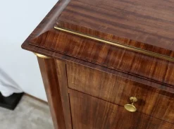 Pamono Art Deco Precious Wood Secretary by Jules Leleu for Maison Leleu, 1940s><noscript><img width=