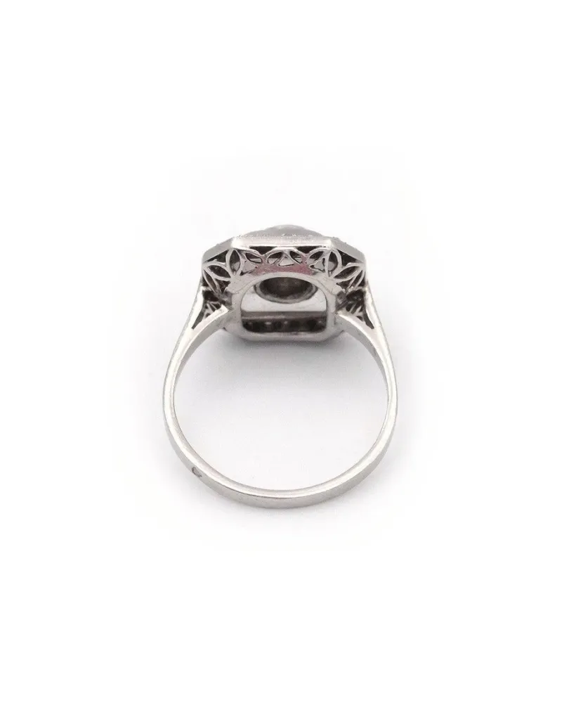 New Pamono Art Deco Rock Crystal Ring