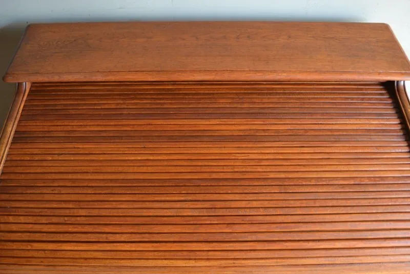 Online Pamono Art Deco Roller Shutter Secretaire in Oak