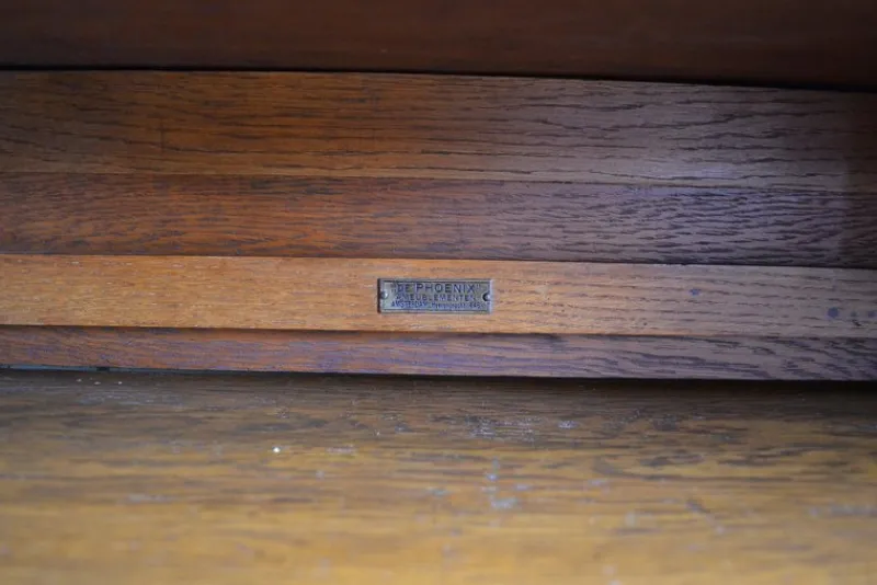Online Pamono Art Deco Roller Shutter Secretaire in Oak