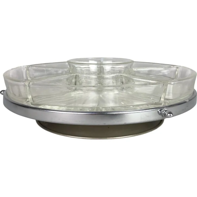 Pamono Art Deco Rotating Tray or Lazy Susan, 1930s> Trays