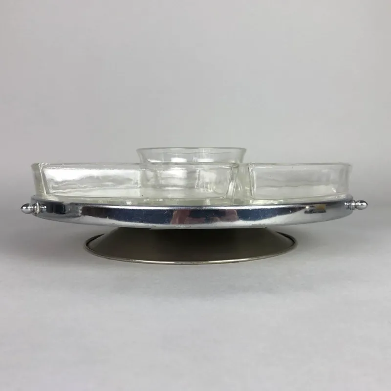 Pamono Art Deco Rotating Tray or Lazy Susan, 1930s> Trays
