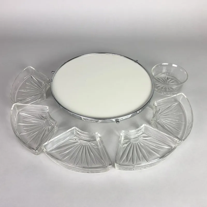 Pamono Art Deco Rotating Tray or Lazy Susan, 1930s> Trays
