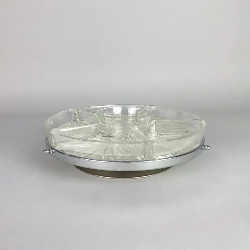 Pamono Art Deco Rotating Tray or Lazy Susan, 1930s> Trays
