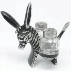 New Pamono Art Deco Salt and Pepper Pot from Herta Baller, Austria, 1930s, Set of 3