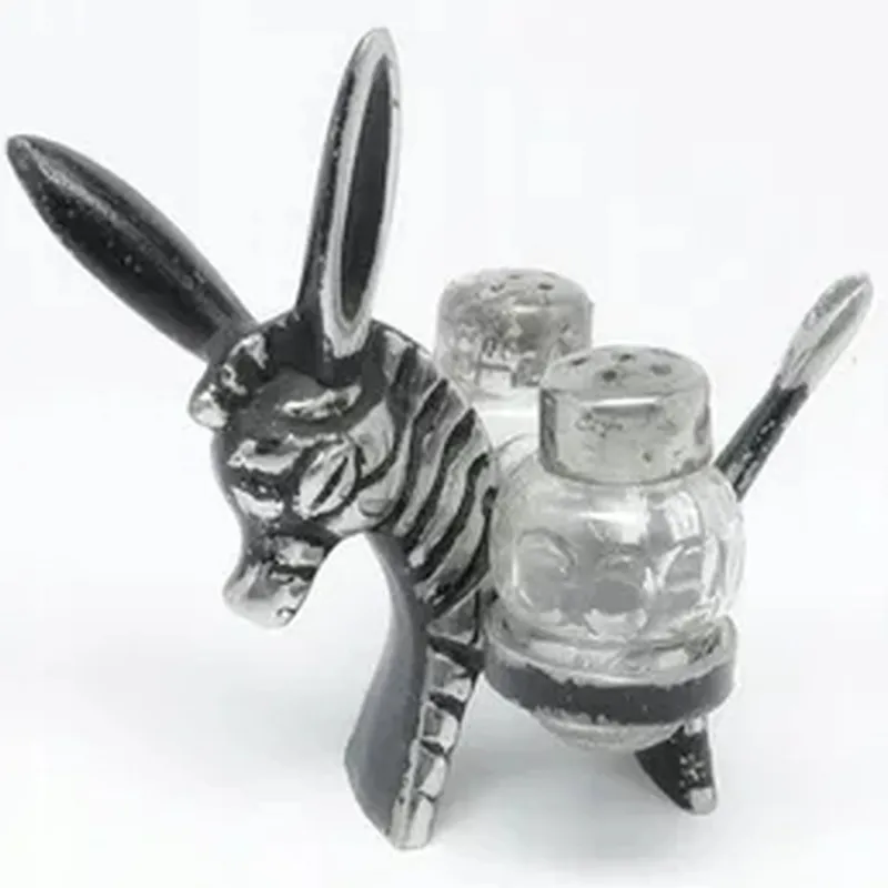 New Pamono Art Deco Salt and Pepper Pot from Herta Baller, Austria, 1930s, Set of 3
