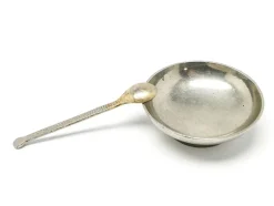 Pamono Art Deco Salt Holder with Spoon, Germany, 1930s, Set of 2><noscript><img width=