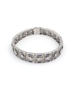 Pamono Art Deco Sapphire Bracelet> Bracelets