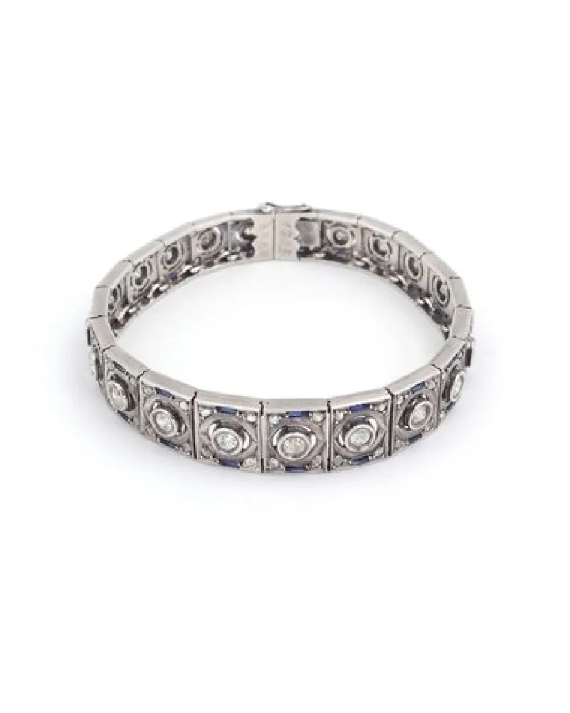 Pamono Art Deco Sapphire Bracelet> Bracelets