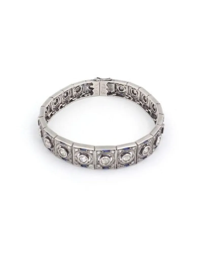 Pamono Art Deco Sapphire Bracelet> Bracelets