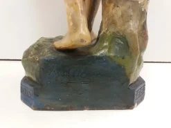 Pamono Art Deco Sculpture of Woman, 1930s><noscript><img width=