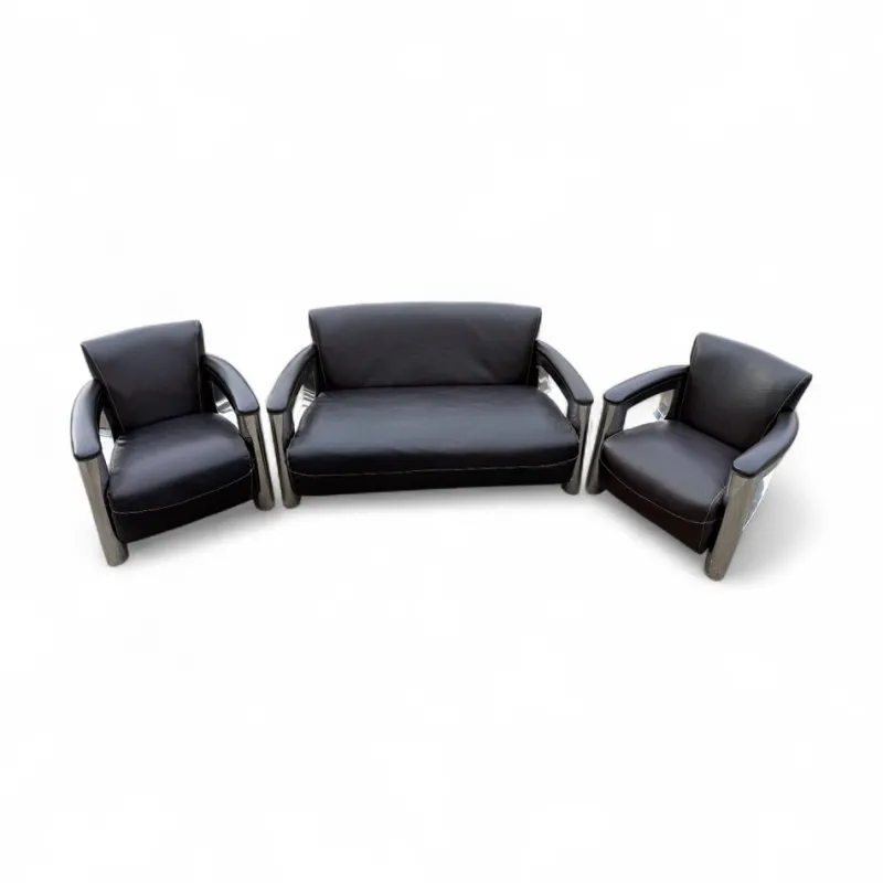 Online Pamono Art Deco 2-Seater Sofa and Club Armchairs, Set of 3