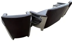 Online Pamono Art Deco 2-Seater Sofa and Club Armchairs, Set of 3