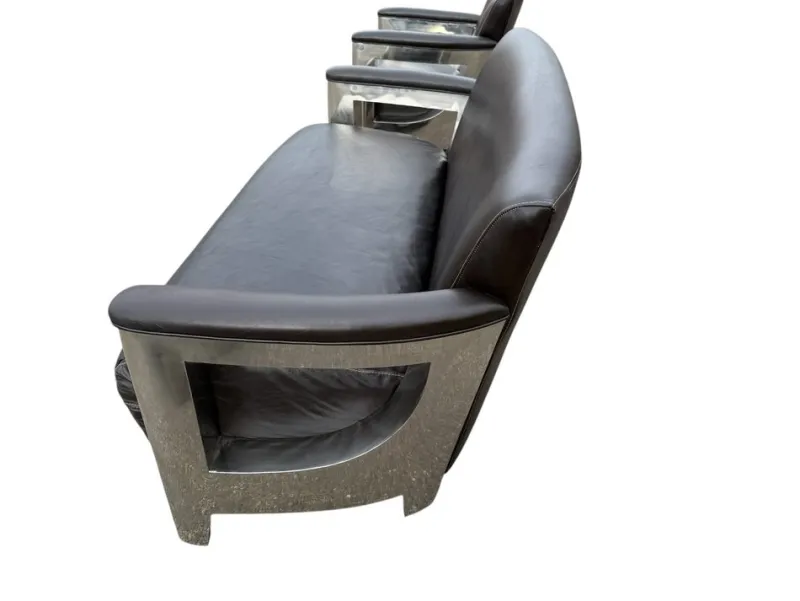 Online Pamono Art Deco 2-Seater Sofa and Club Armchairs, Set of 3