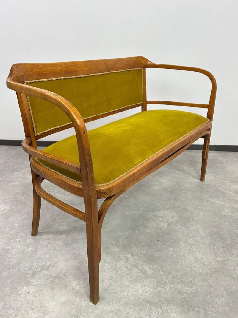 Pamono Art Deco Seating Group by Otto Wagner, 1890s, Set of 5> Living Room Sets