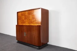 Pamono Art Deco Secretaire by Jindrich Halabala for Up Závody, 1930s> Secretaires