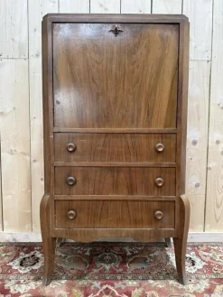 Hot Pamono Art Deco Secretary in Walnut Veneer