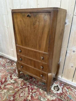Hot Pamono Art Deco Secretary in Walnut Veneer
