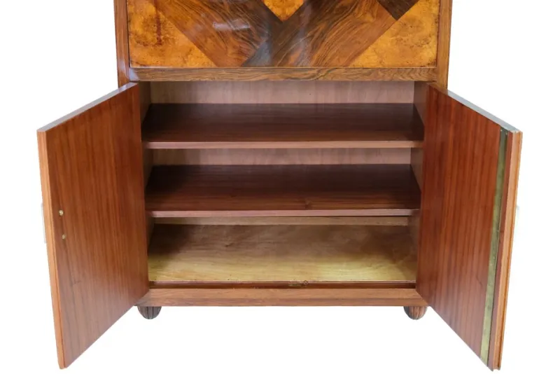 New Pamono Art Deco Secretary with Hidden Locking Mechanism, 1930s