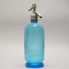 Pamono Art Deco Selzer Blue Soda Syphon by E. Kiehl Strassbourg Neudorf> Bottles, Carafes & Jugs