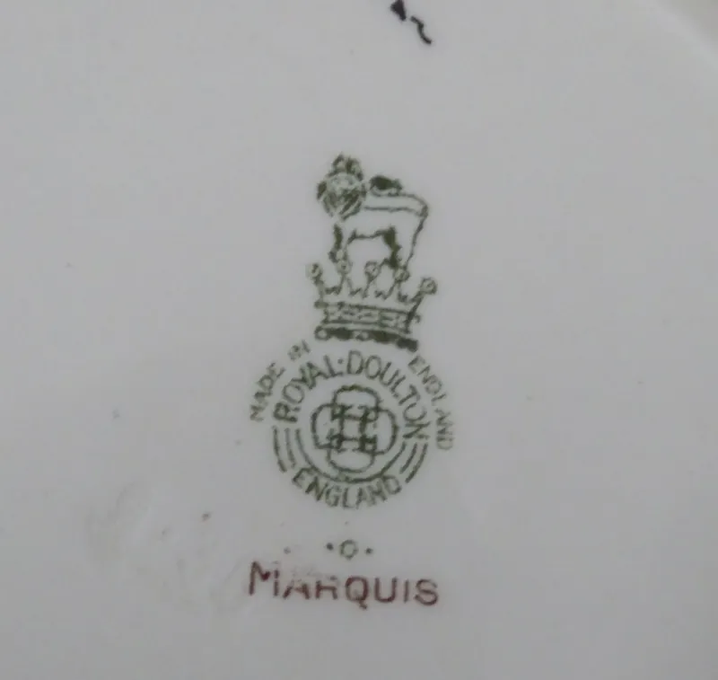 Pamono Art Deco Service from Royal Doulton, 1930s, Set of 27> Dinner Plates & Bowls