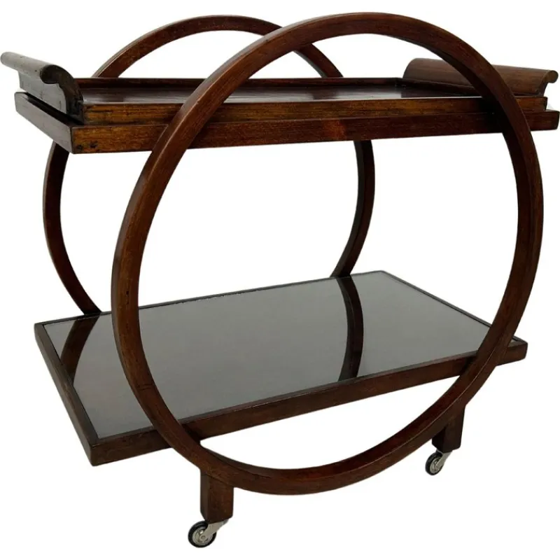 Clearance Pamono Art Deco Serving Trolley from Thonet, 1930s