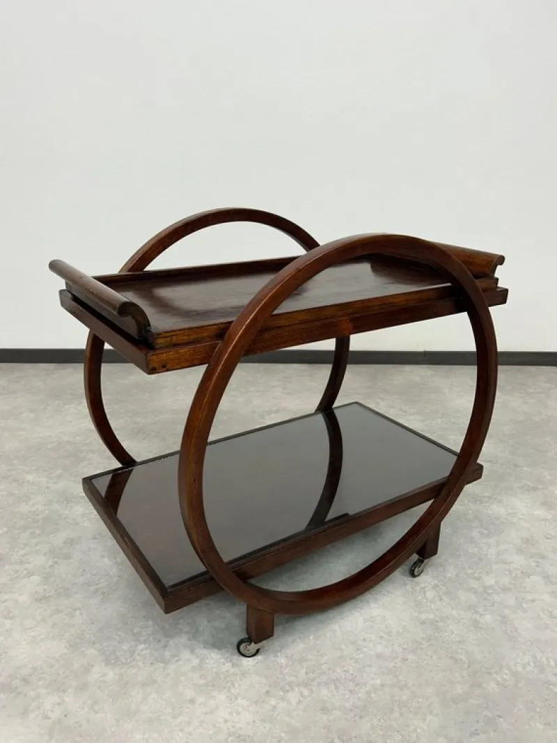 Clearance Pamono Art Deco Serving Trolley from Thonet, 1930s