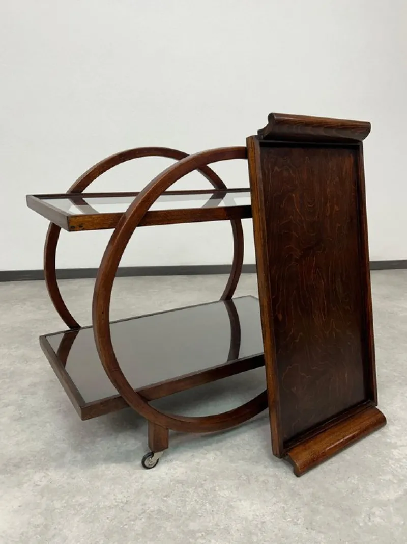 Clearance Pamono Art Deco Serving Trolley from Thonet, 1930s