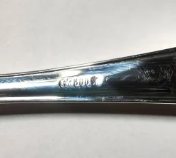 Pamono Art Deco Silver Cutlery Set for 12 in Showcase attributed to Bruckmann &Sons Germany, 1920s, Set of 140><noscript><img width=