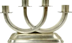 Hot Pamono Art Deco Silver Plated Candleholder from Quist, Esslingen, 1950s