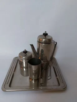 Clearance Pamono Art Deco Silver-Plated Coffee Service, 1930s, Set of 4