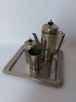 Clearance Pamono Art Deco Silver-Plated Coffee Service, 1930s, Set of 4
