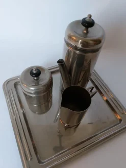 Clearance Pamono Art Deco Silver-Plated Coffee Service, 1930s, Set of 4