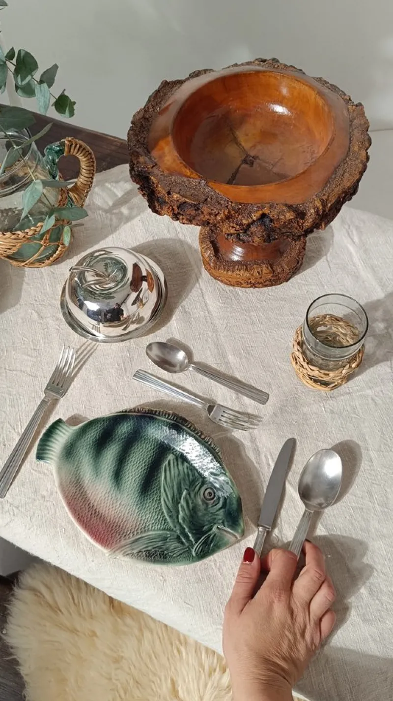 Pamono Art Deco Silver-Plated Flatware by Luc Lanel for Christofle, 1930s, Set of 32> Cutlery & Serving Utensils