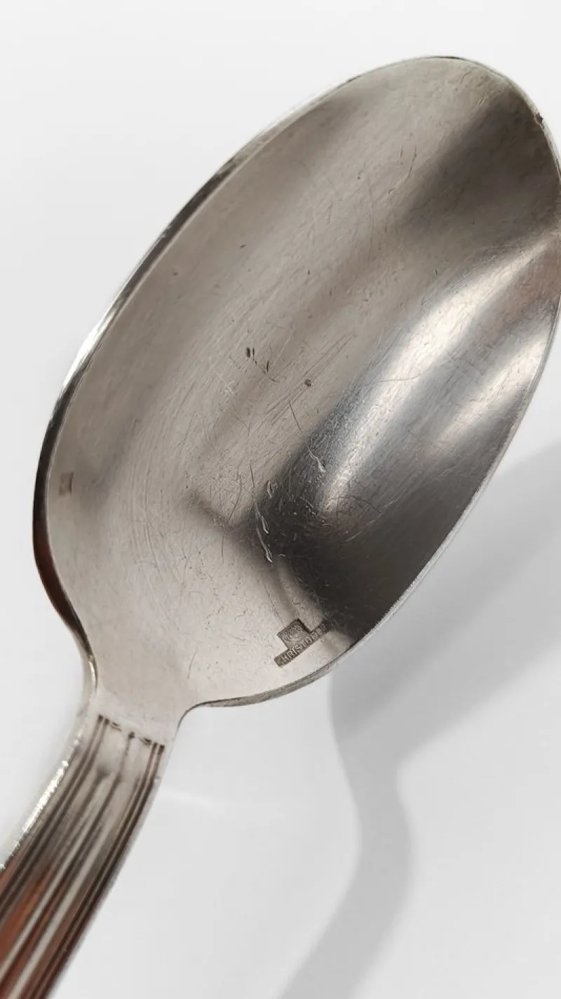 Pamono Art Deco Silver-Plated Flatware by Luc Lanel for Christofle, 1930s, Set of 32> Cutlery & Serving Utensils