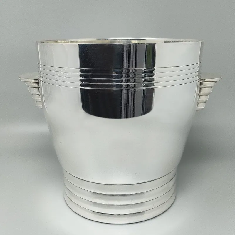 Sale Pamono Art Deco Silver-Plated Ice Bucket from Vuillermet, France, 1930s