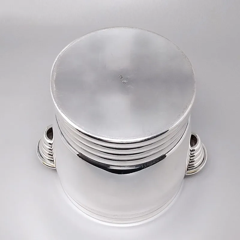 Sale Pamono Art Deco Silver-Plated Ice Bucket from Vuillermet, France, 1930s