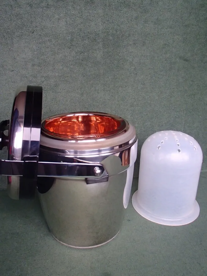 Pamono Art Deco SIlver-Plated Ice Bucket with Insert from Erhard, 1940s> Ice Buckets & Wine Coolers