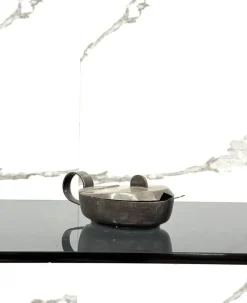 Online Pamono Art Deco Silver-Plated Sugar Bowl attributed to Gio Ponti for F.lli Calderoni, 1930s