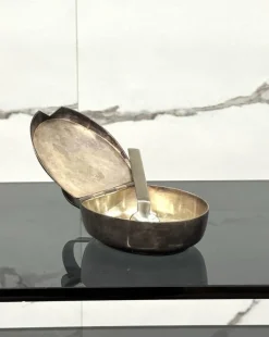 Online Pamono Art Deco Silver-Plated Sugar Bowl attributed to Gio Ponti for F.lli Calderoni, 1930s