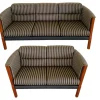 Pamono Art Deco Sofas with Double and Triple Seating, Set of 2> Living Room Sets