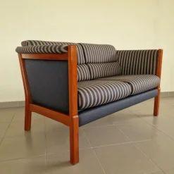 Pamono Art Deco Sofas with Double and Triple Seating, Set of 2><noscript><img width=